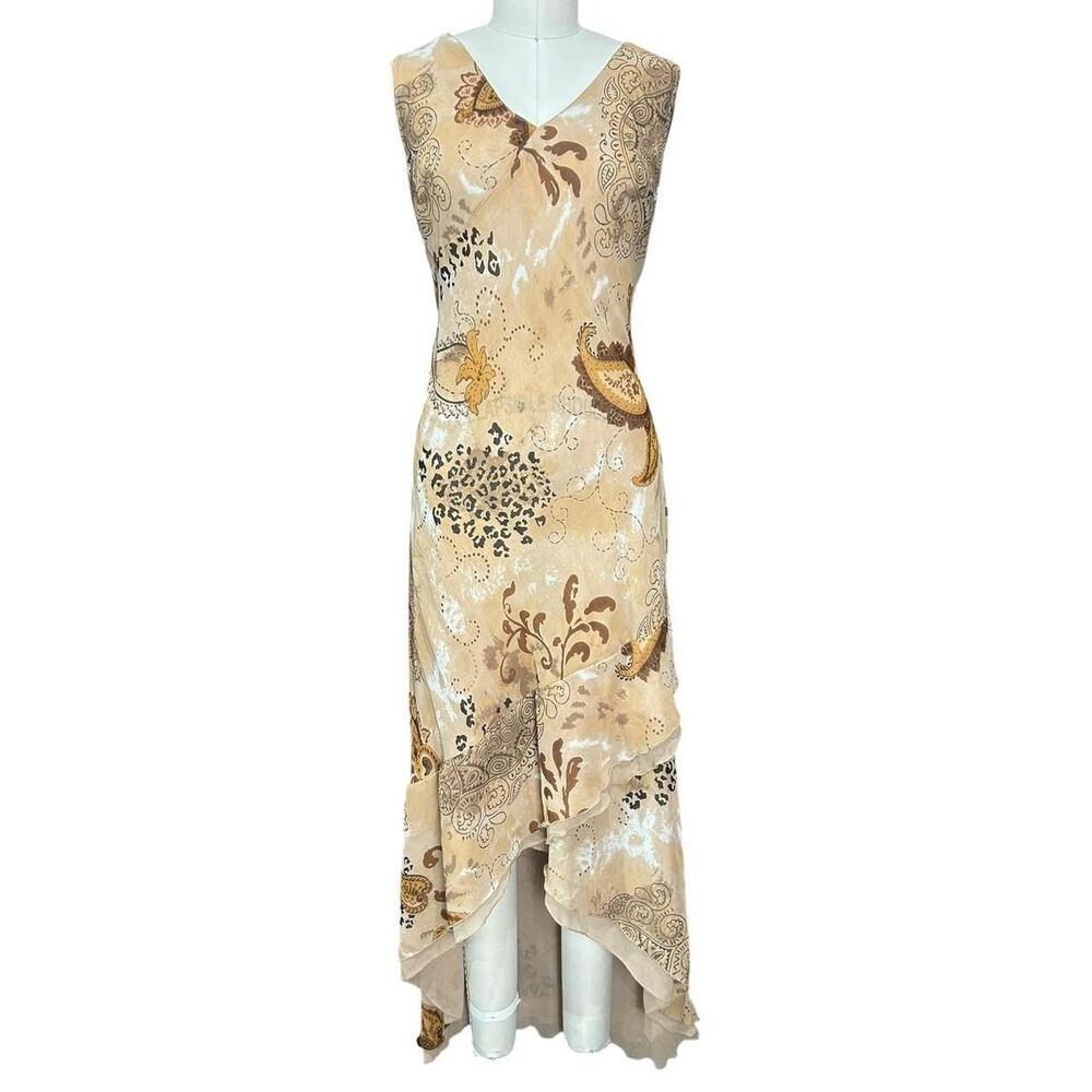 Unbranded Women's Tan and Brown Dress